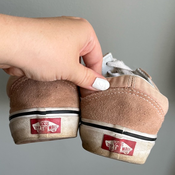 Peachy Pink Coloured Vans - Picture 6 of 7